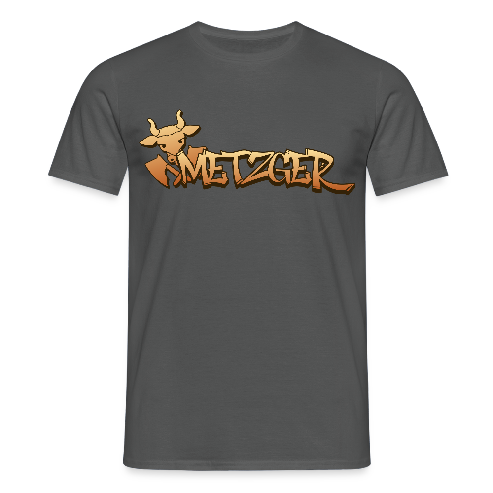 Unisex T-Shirt "Metzger" Anthrazit Männer T-Shirt