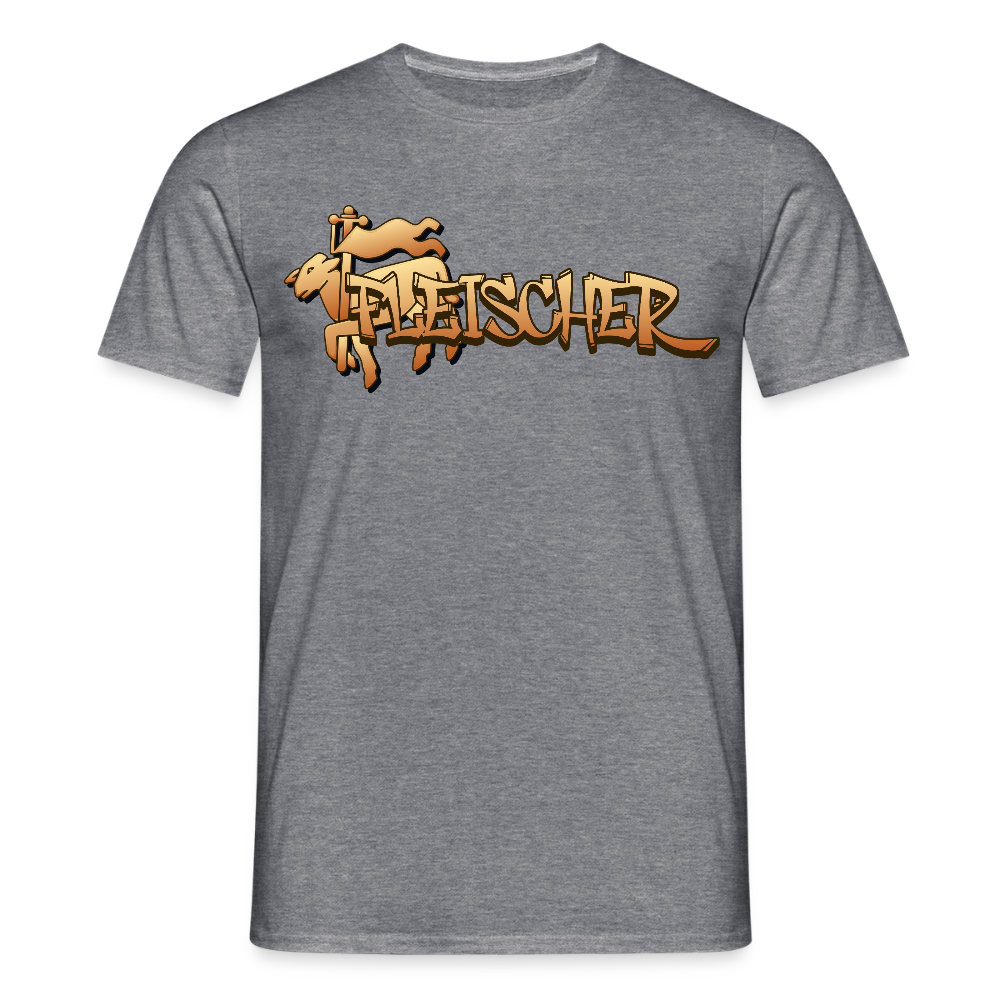 Unisex T-Shirt "Fleischer" Graphit meliert Männer T-Shirt