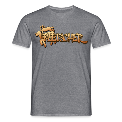 Unisex T-Shirt "Fleischer" Graphit meliert Männer T-Shirt