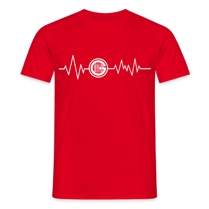 Unisex T-Shirt "Gerüstbauer" Rot Männer T-Shirt
