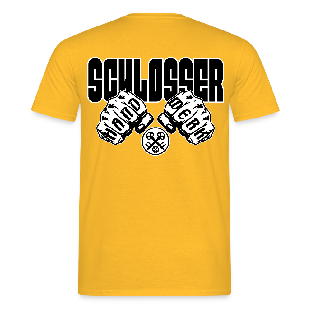 Unisex T-Shirt "Schlosser" Gelb Männer T-Shirt