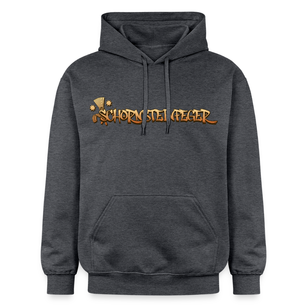 Gildan Unisex Softstyle® "Schornsteinfeger" Dunkelgrau meliert Gildan Unisex Softstyle® Midweight Hoodie