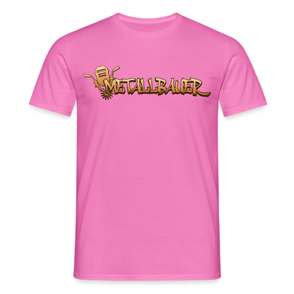 Unisex T-Shirt "Metallbauer" Pink Männer T-Shirt