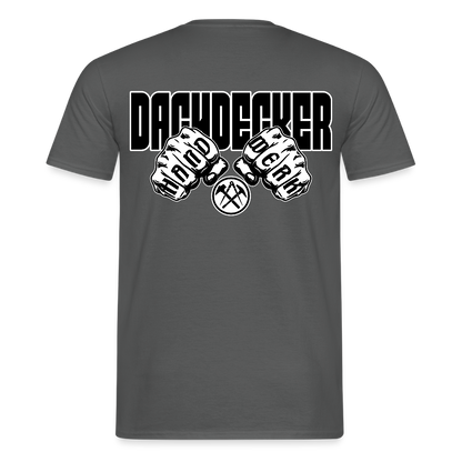 Unisex T-Shirt "Dachdecker" Anthrazit Männer T-Shirt