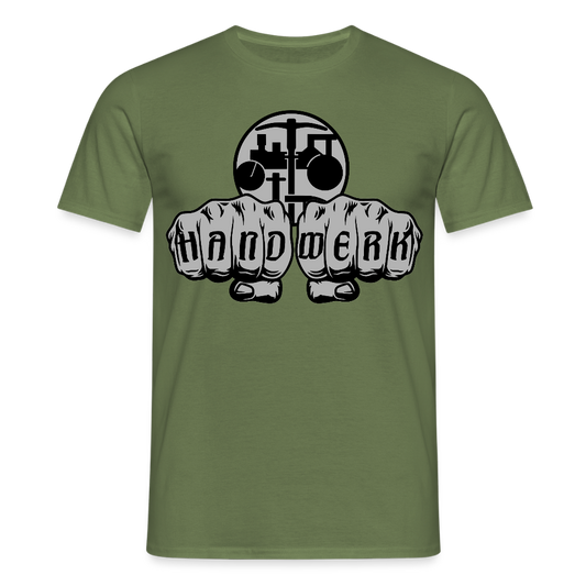 Unisex T-Shirt "Strassenbauer" Militärgrün Männer T-Shirt