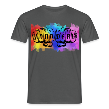 Unisex T-Shirt "Splash-Handwerk" Anthrazit Männer T-Shirt