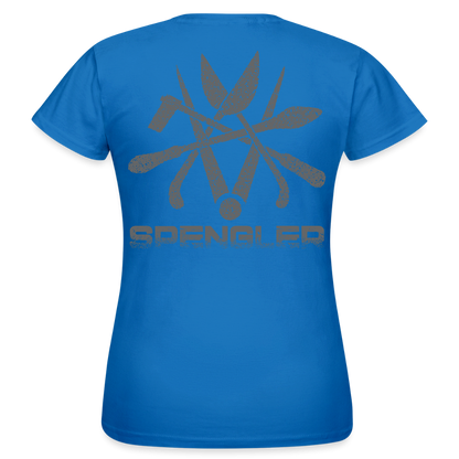 Frauen T-Shirt "Spengler" Royalblau Frauen T-Shirt