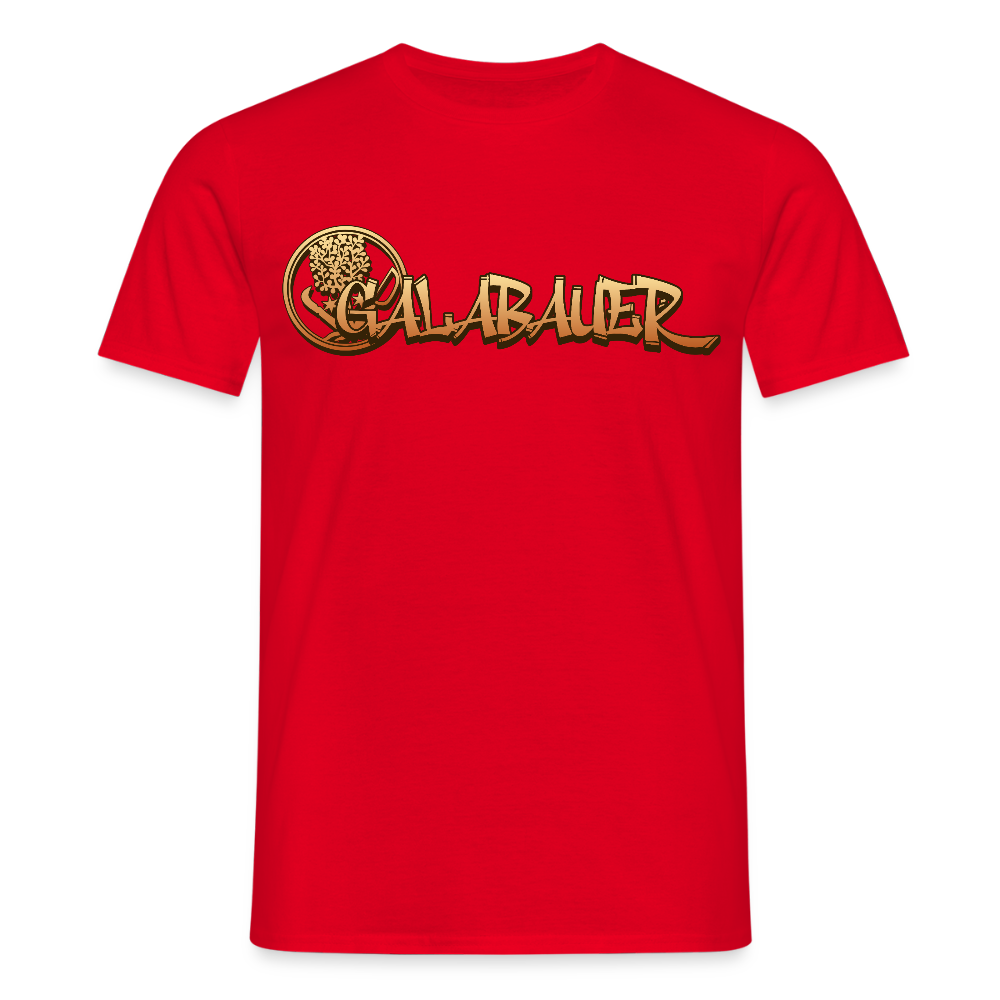 Unisex T-Shirt "Galabauer" Rot Männer T-Shirt