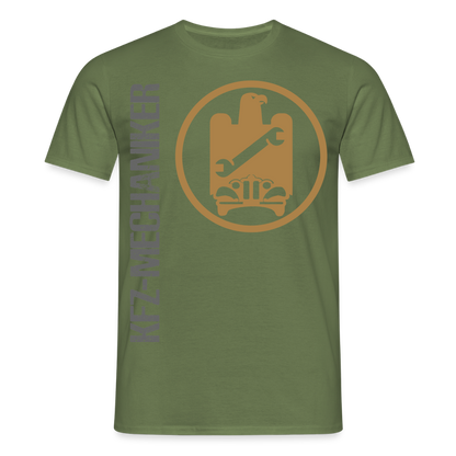 Unisex T-Shirt "KFZ-Mechaniker" Militärgrün Männer T-Shirt