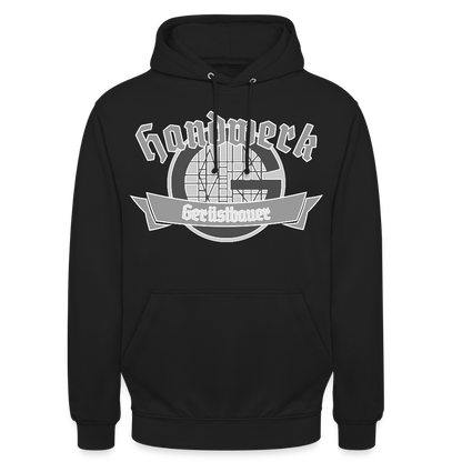 Unisex Hoodie "Gerüstbauer" Schwarz Unisex Hoodie