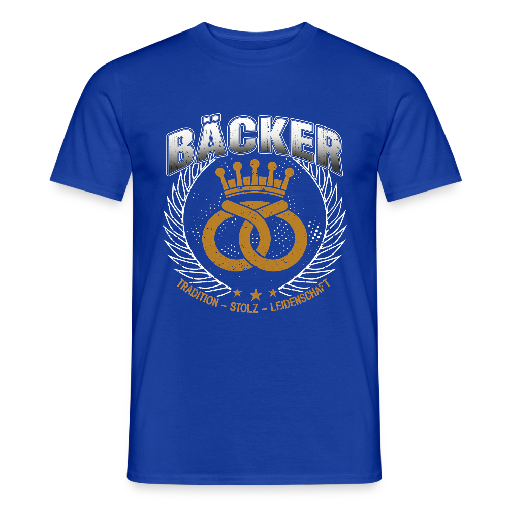 Unisex Bäcker T-Shirt von Spreadconnect, Männer T-Shirt mit traditionellem Design, sichtbarer Druck auf der Brust.