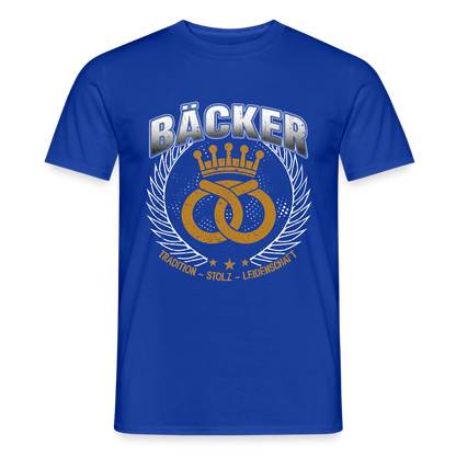 Unisex Bäcker T-Shirt von Spreadconnect, Männer T-Shirt mit traditionellem Design, sichtbarer Druck auf der Brust.
