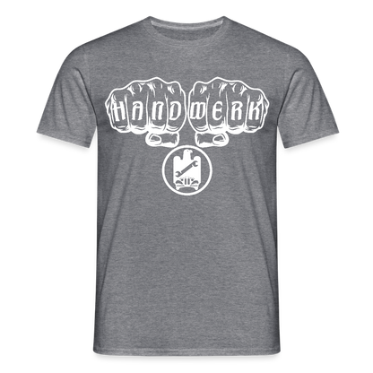 Unisex T-Shirt "KFZ-Mechaniker" Graphit meliert Männer T-Shirt