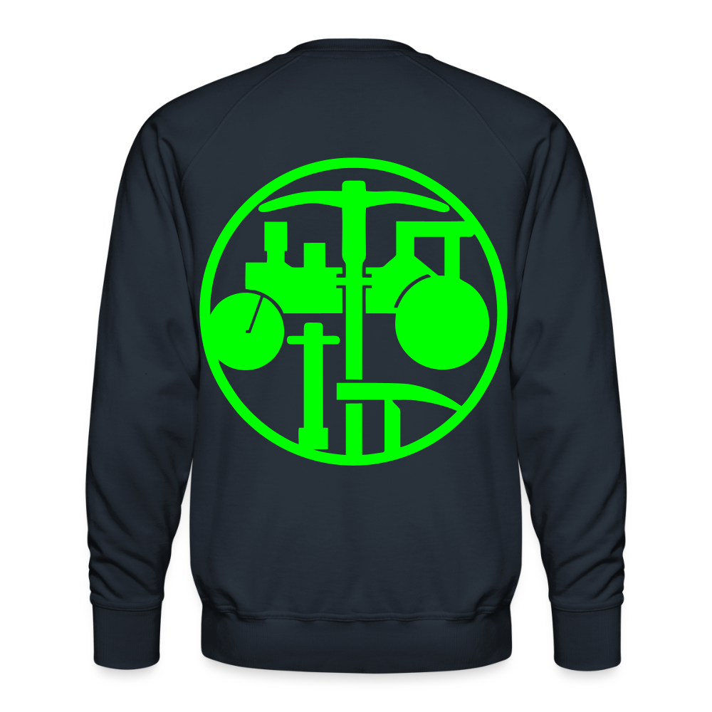 Unisex Premium Pullover "Strassenbauer" neongrün Männer Premium Pullover