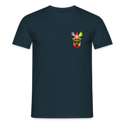 Unisex T-Shirt "Maler" (beidseitig bedruckt) - Navy