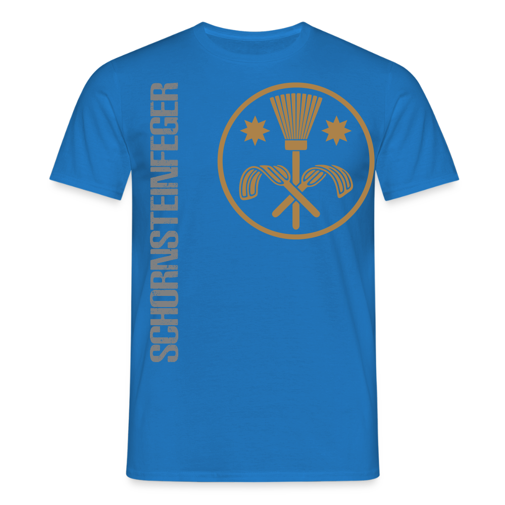 Unisex T-Shirt "Schornsteinfeger" Royalblau Männer T-Shirt