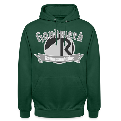 Unisex Hoodie "Raumausstatter" Flaschengrün Unisex Hoodie