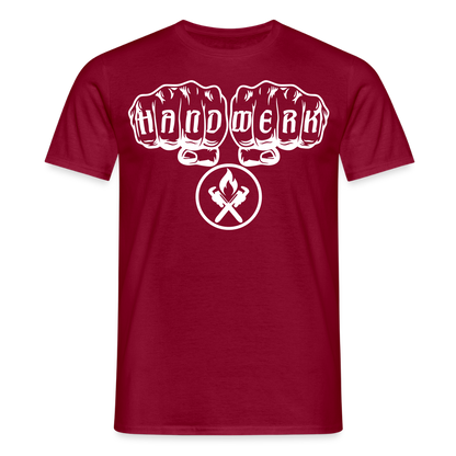 Unisex T-Shirt "Heizungsbauer" Ziegelrot Männer T-Shirt