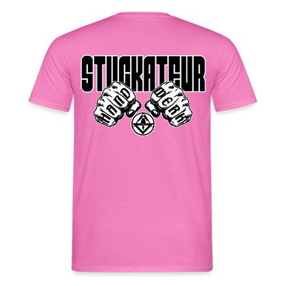 Unisex T-Shirt "Stuckateur" Pink Männer T-Shirt