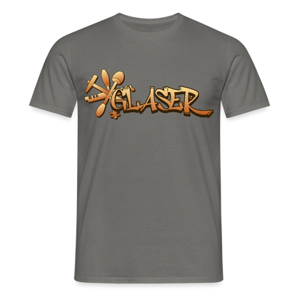 Unisex T-Shirt "Glaser" Graphit Männer T-Shirt