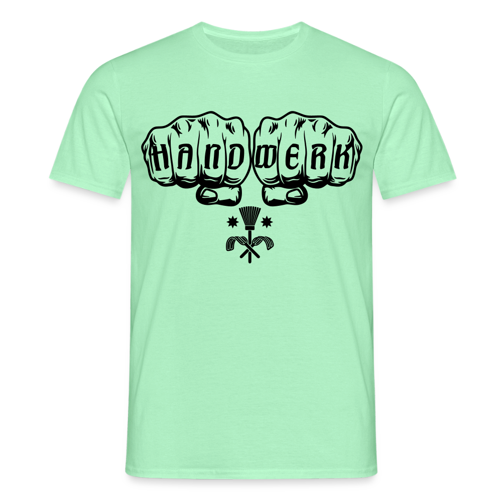 Unisex T-Shirt "Schornsteingfeger" Mintgrün Männer T-Shirt