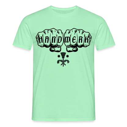 Unisex T-Shirt "Schornsteingfeger" Mintgrün Männer T-Shirt