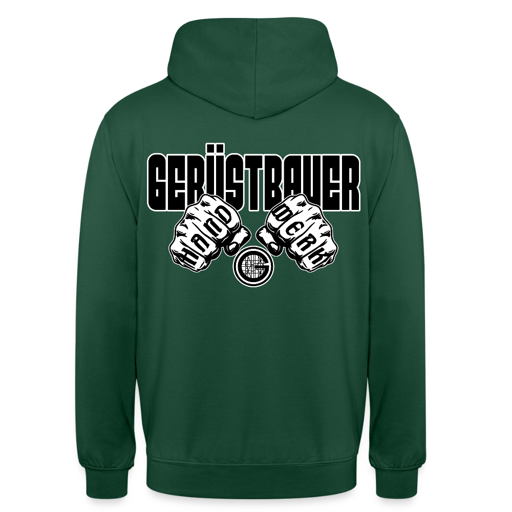 Unisex Hoodie "Gerüstbauer" Flaschengrün Unisex Hoodie