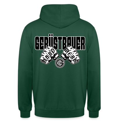 Unisex Hoodie "Gerüstbauer" - Flaschengrün