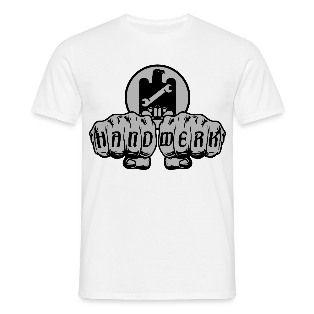 Unisex T-Shirt "KFZ-Mechaniker" Weiß Männer T-Shirt