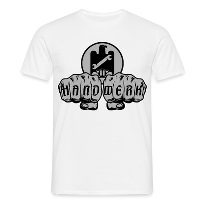 Unisex T-Shirt "KFZ-Mechaniker" Weiß Männer T-Shirt