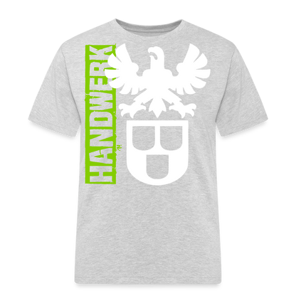 Unisex Workwear T-Shirt "Maler&Lackierer" Grau meliert Männer Workwear T-Shirt