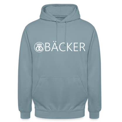 Unisex Hoodie "Bäcker" Nebelblau Unisex Hoodie