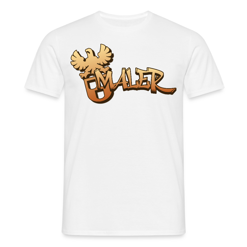 Unisex T-Shirt "Maler" Weiß Männer T-Shirt