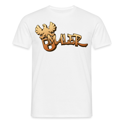 Unisex T-Shirt "Maler" Weiß Männer T-Shirt