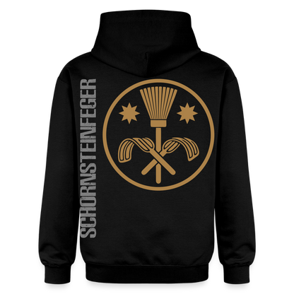 Gildan Unisex Softstyle® "Schornsteinfeger" Schwarz Gildan Unisex Softstyle® Midweight Hoodie