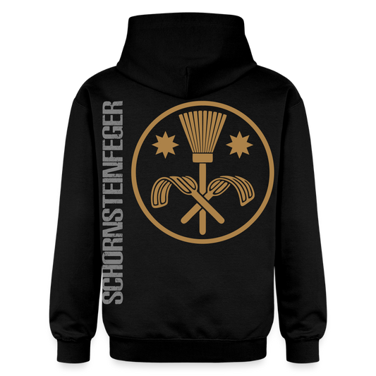 Gildan Unisex Softstyle® "Schornsteinfeger" Schwarz Gildan Unisex Softstyle® Midweight Hoodie