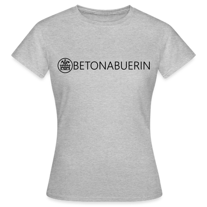 Frauen T-Shirt "Betonbauerin" Grau meliert Frauen T-Shirt