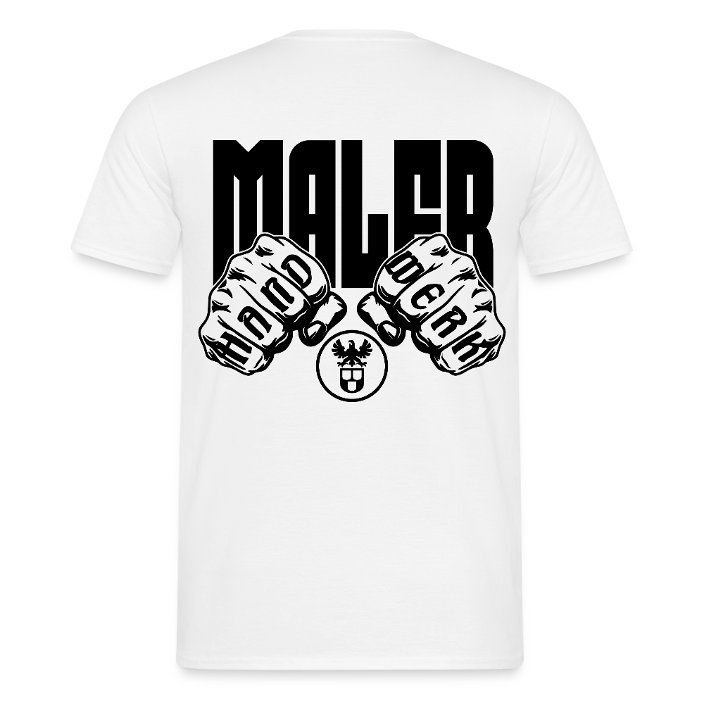 Unisex T-Shirt "Maler" Weiß Männer T-Shirt