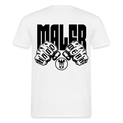 Unisex T-Shirt "Maler" Weiß Männer T-Shirt