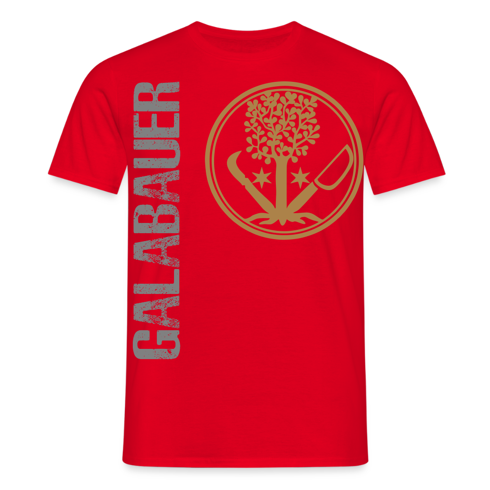 Unisex T-Shirt "GaLaBauer" Rot Männer T-Shirt