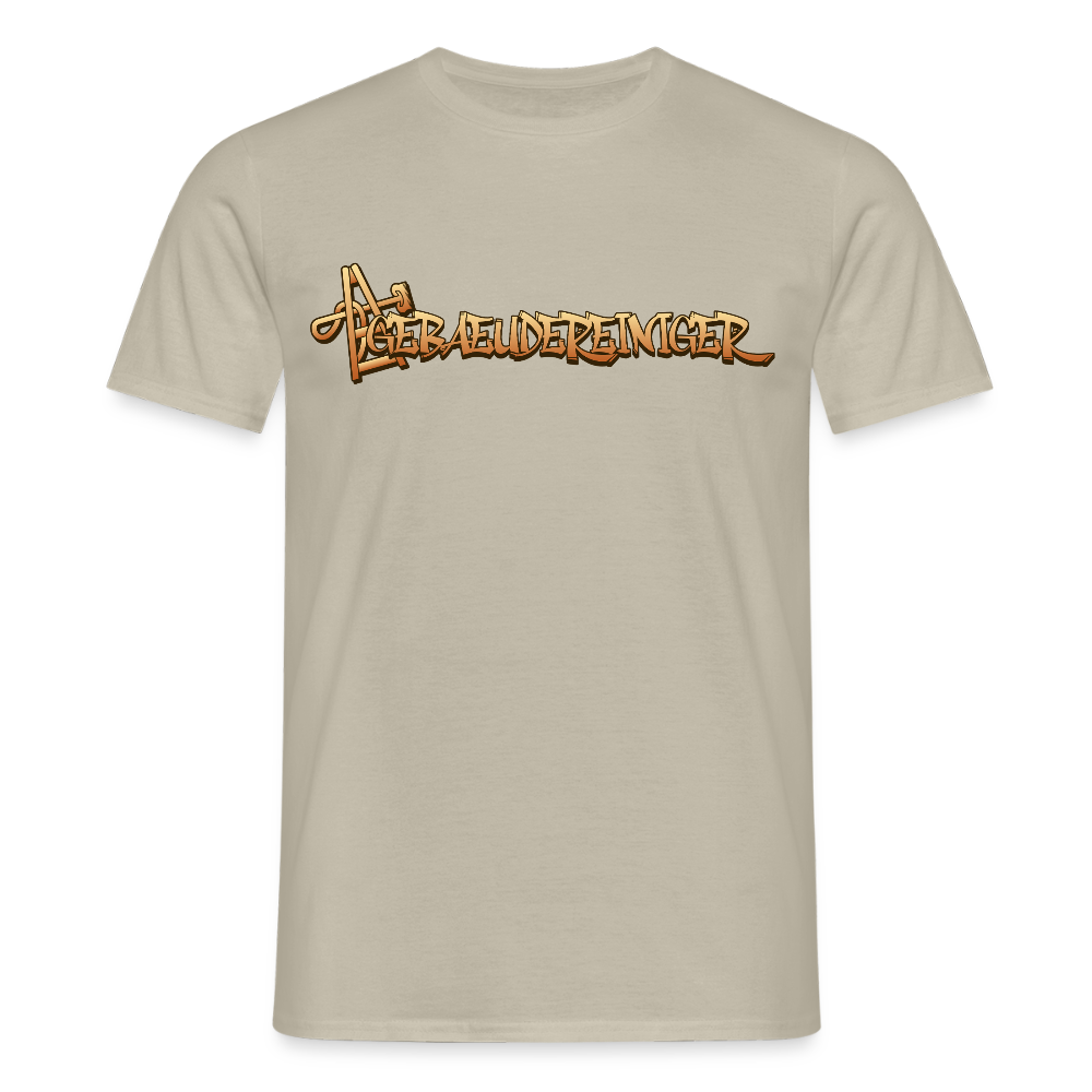 Unisex T-Shirt "Gebäudereiniger" Sandbeige Männer T-Shirt