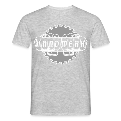 Unisex T-Shirt "Handwerk-SB" Grau meliert Männer T-Shirt