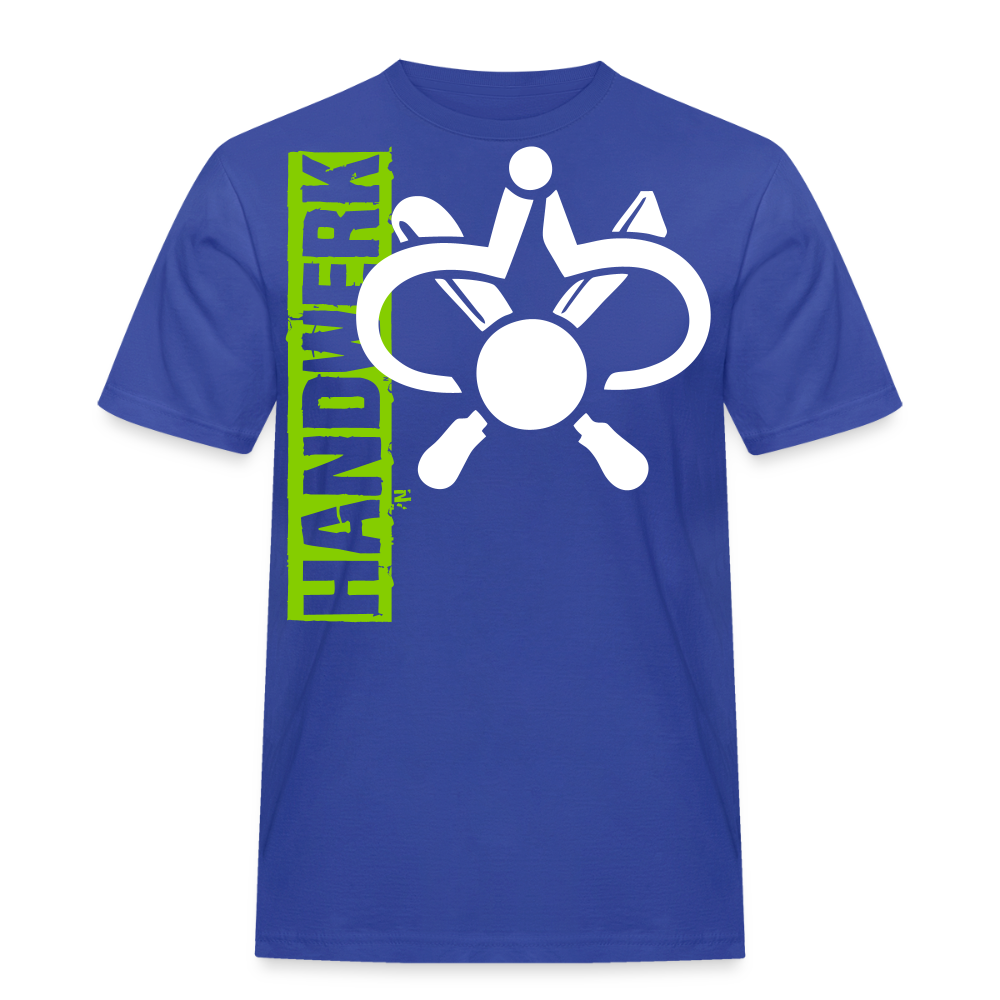 Unisex Workwear T-Shirt "Drechsler" Royalblau Männer Workwear T-Shirt
