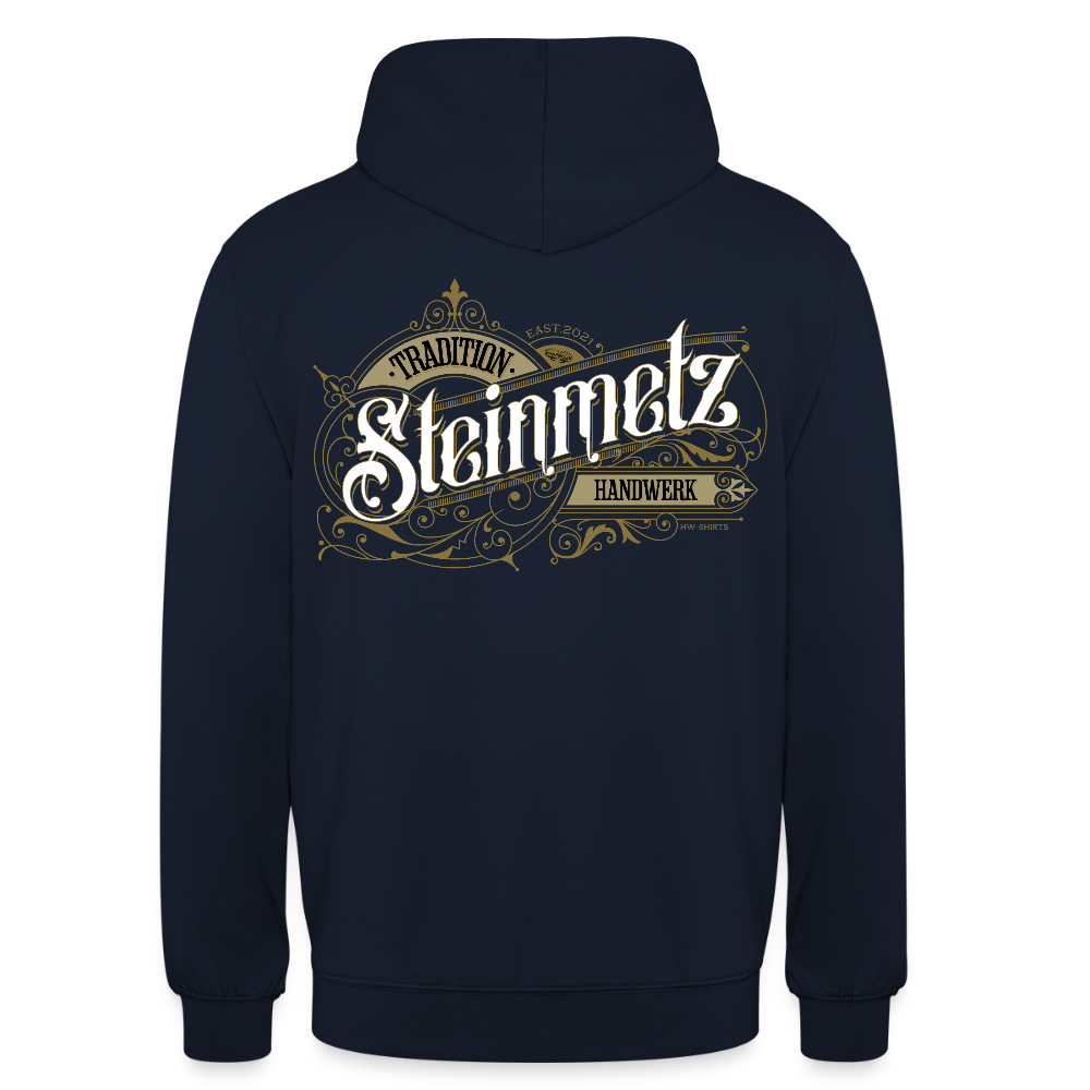 Unisex Hoodie "Steinmetz" Nostalgie Handwerk Navy Unisex Hoodie