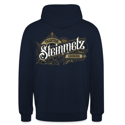 Unisex Hoodie "Steinmetz" Nostalgie Handwerk Navy Unisex Hoodie