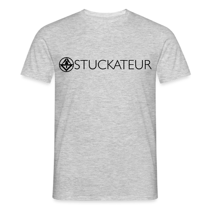 Unisex T-Shirt "Stuckateur" Grau meliert Männer T-Shirt