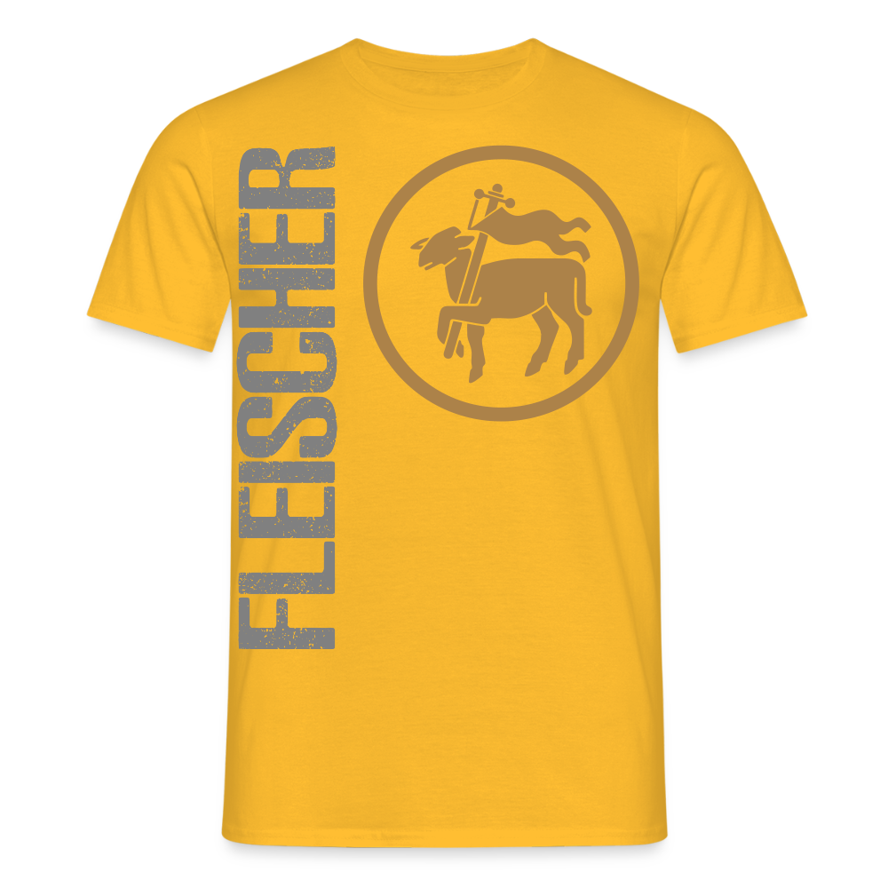 Unisex T-Shirt "Fleischer" Gelb Männer T-Shirt