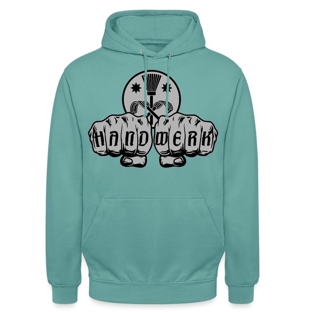 Unisex Hoodie "Schornsteinfeger" Pastelltürkis Unisex Hoodie