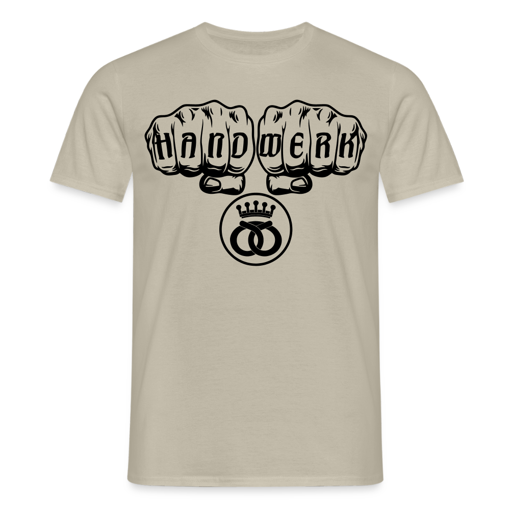 Unisex T-Shirt "Bäcker" Sandbeige Männer T-Shirt