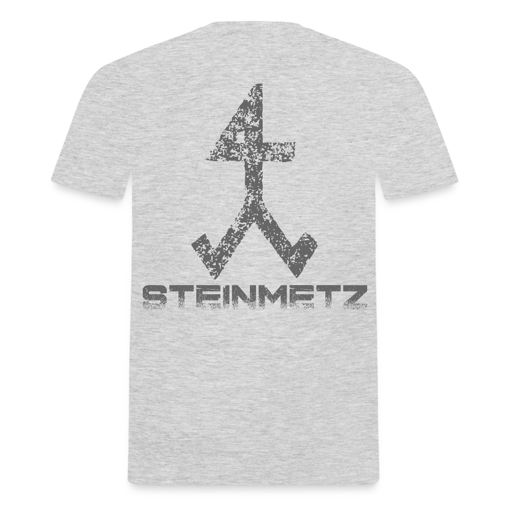 Unisex T-Shirt "Steinmetz" Grau meliert Männer T-Shirt